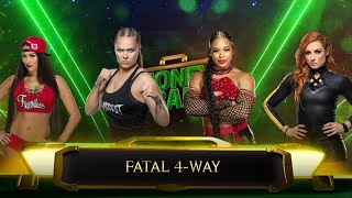 full match  Ronda Rousey vs Nikki Bella vs bianca belair vs becky lynch  money in the bank 2024 [upl. by Namolos]