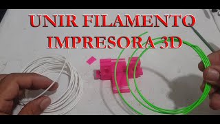 ¡¡¡ FANTASTICO HERRAMIENTA PARA UNIR FILAMENTO 3D [upl. by Clareta]