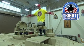 WWE Superstars and Divas are introduced to an M1A1 Abrams Tank  WWE Tribute to the Troops [upl. by Nnylsaj886]