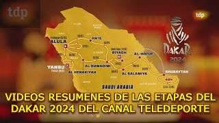 Dakar 2024 Resúmenes de etapa del canal Teledeporte [upl. by Rosecan500]