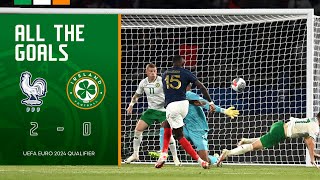 ALL THE GOALS  France 20 Ireland  UEFA Euro 2024 Qualifier Highlights [upl. by Isolde]