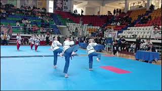 Bayan Takım Yarışması Poomsae Taebaek Adana Takımı [upl. by Ellehsem]