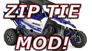 Yamaha YXZ throttle zip tie mod SXSBlogcom Quick Tip Episode 1 [upl. by Chiquia69]