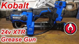 Kobalt 24v XTR Grease Gun [upl. by Gates]