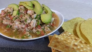 CEVICHE DE PESCADO CON CAMARÓN 👌😋 [upl. by Daune625]