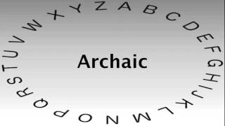 SAT Vocabulary Words and Definitions — Archaic [upl. by Otter]