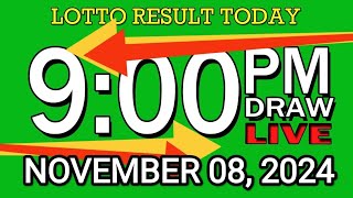 LIVE 9PM LOTTO RESULT TODAY NOV 08 2024 2D3DLotto 9pmlottoresultnovember82024 swer3result [upl. by Royd130]