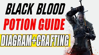 Witcher 3 guide  Black Blood potion diagram location and crafting [upl. by Hyacintha584]