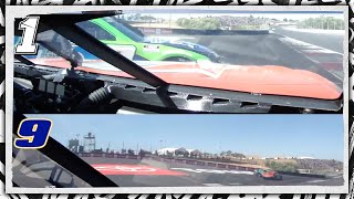 Every camera angle of Ross ChastainKyle Busch moment at Sonoma  NASCAR [upl. by Rockie]