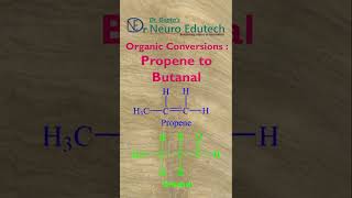 Organic Conversion Propene to Butanal Shorts [upl. by Lorine]