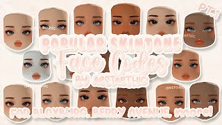 popular BERRY AVENUE SKINTONE FACE CODES PT1 roblox aesthetic bloxburg berryavenue [upl. by Tabbitha]