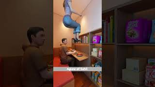 This man built a small luxury bedroom in the city by selling noodles shorts animation [upl. by Poirer]