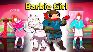 Just dance con Zilverk Bailamos Barbie Girl  GamsterGaming [upl. by Skrap]