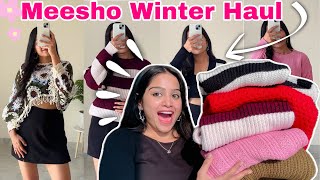 MEESHO WINTER WEAR SWEATER CARDIGAN HAUL UNDER BUDGET [upl. by Starlene]