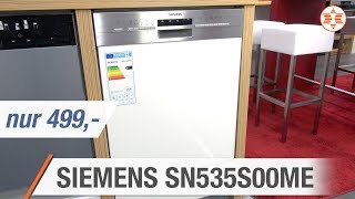 Siemens Geschirrspüler SN535S00ME für nur 499 Euro  Die Top Features │ Angebot der Woche [upl. by Airottiv]