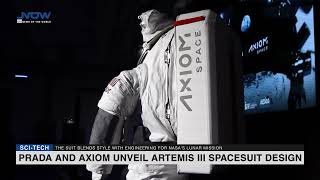 Prada and Axiom unveil Artemis III spacesuit design [upl. by Ained]