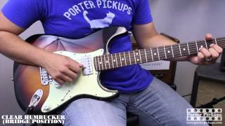 Porter Pickups Classic and Clear Humbuckers in a Strat [upl. by Trinatte]