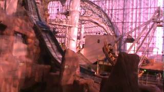 Water Ride at the Adventuredome Theme Park Circus Circus Hotel Casino Las Vegas View 2 [upl. by Nauwtna]