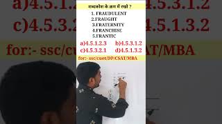 🔥REASONING DICTIONARY ORDER Q57🔥FOR ALL EXAM SSCCPOCGLBANK shclassesbyatiksir [upl. by Eoj]