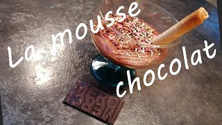 La mousse au chocolat noir parfumée au rhum [upl. by Blain656]