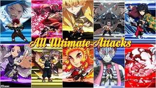 All Demon Slayer Characters Ultimate Attacks  Bleach VS Naruto MUGEN [upl. by Berke]