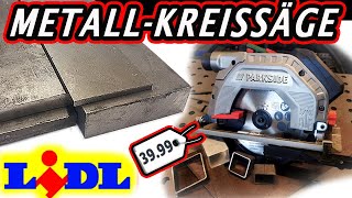 STAHL schneiden wie Butter mit 3999€ LIDL Kreissäge [upl. by Alien]