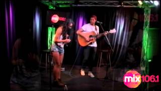 Alex amp Sierra  Toxic  Thrift Shop Acoustic live at Mix 1061 [upl. by Dublin]