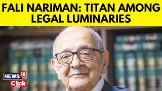 Fali Nariman Death  A Look At His Legendary Career And Landmark Cases  N18V [upl. by Lantz]