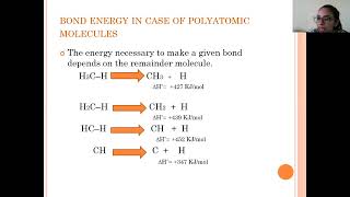 Bond Energy।।Calculation of Bond Energy।।Bond dissociation energy।। Enthalpy of atomization [upl. by Assilram470]