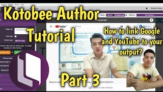 Kotobee Author Tutorial Part 3  How to Link to Google and Youtube  Tagalog [upl. by Shiekh]