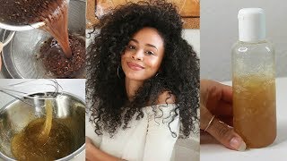 DIY 100 natürlicher LeaveIn » LeinsamenGel für gesunde Afrolocken [upl. by Ellemrac]