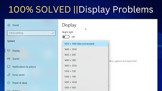 ✅100 SOLVED  Screen Resolution Problem Windows 10  Easy Methods [upl. by Culver]