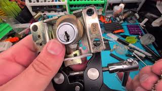 201 4 Pin Medeco Biaxial Picked and Gutted disaster [upl. by Eenwahs816]