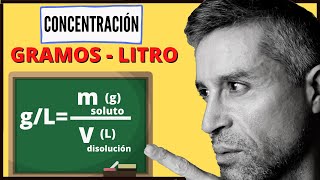 🔥 GRAMOS POR LITRO  Problemas de CONCENTRACIÓN [upl. by Aleicarg]