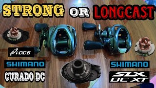 SHIMANO CURADO DC VS SLX DC XT ‼️ LONGCAST OR STRONG [upl. by Elleb581]