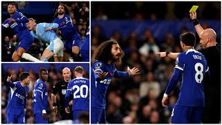 Manchester City win controversial penalty vs Chelsea after Marc Cucurella hold Erling Haaland shirt [upl. by Elokyn]