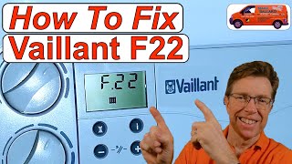 How to Fix F22 Fault Vaillant ecotec Plus Easy to Follow Step By Step Instructions [upl. by Nilecoj32]