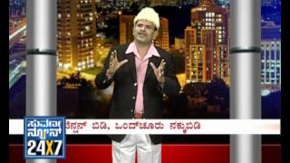 Seg1  NITHYANANDA  SPECIAL COMEDY  04 April 12  SUVARNA NEWS [upl. by Anyaj]