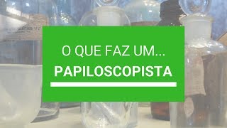 O que faz um papiloscopista da polícia federal 🧐 [upl. by Ingelbert]