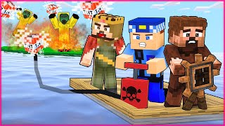 KEREM KOMİSER BİZİ KURTARDI 😱  Minecraft [upl. by Aioj370]