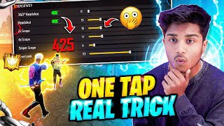 One Tap Headshot Setting 2023  Free Fire Auto Headshot Pro Tips and Tricks  FireEyes Gaming [upl. by Piotr]