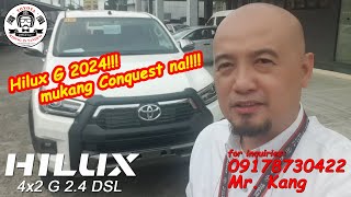 TOYOTA HILUX 4X2 G 2 4 DSL AT 2024  TOYOTA FAIRVIEW by Mr Kang [upl. by Alik]