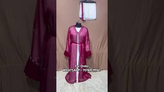 Koti Pattern STYLE abaya hijab song abayafashion abayamurah abayadubai kaftan bollywood [upl. by Pugh592]