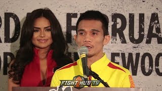 Sor Rungvisai vs Juan Francisco Estrada Final Press Conference [upl. by Quent]