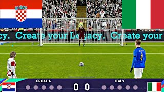 Croatia vs Italy full penalty shootout  CRO vs ITA HIGHLIGHTS [upl. by Neiluj]