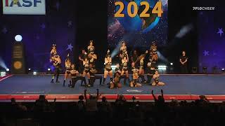 Cheer Athletics Austin Rol6x  Semifinals The 2024 Cheerleading Worlds WITH SOUND [upl. by Haroldson]