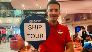 Sneak Peak inside MSC CRUISE MAGNIFICA SHIP TOUR [upl. by Duwalt]