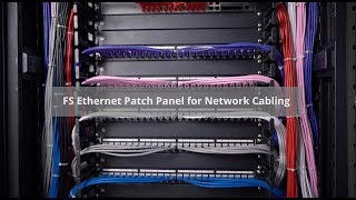 Cat5eCat6 Patch Panel and Blank Ethernet Patch Panel  FS [upl. by Atoiganap146]