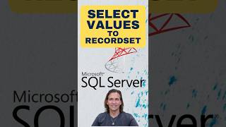 Select values into a recordset using SQL Server dataanalyst dataquality sqlserver [upl. by Enilrae]