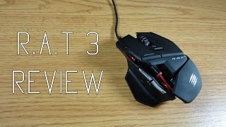 Is It Worth It  Mad Catz RAT 3 Gaming Mouse Review [upl. by Aubry]